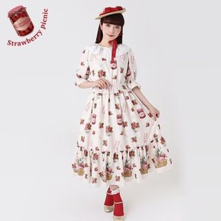 Emily Temple cute - MelodyBasket Strawberryピクニックティアードスカート