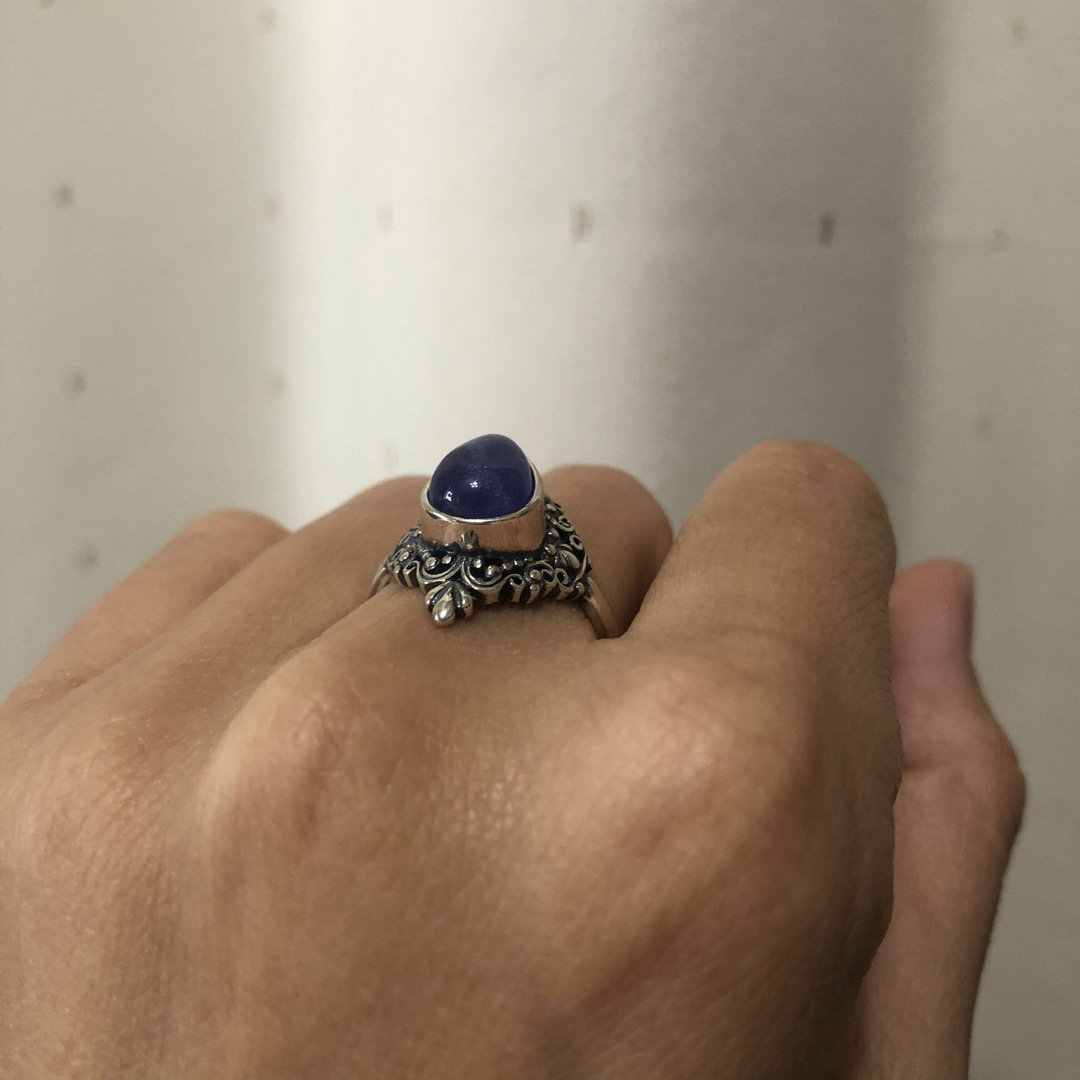 タンザナイト　指輪　リング　天然石　パワーストーン レディースのアクセサリー(リング(指輪))の商品写真