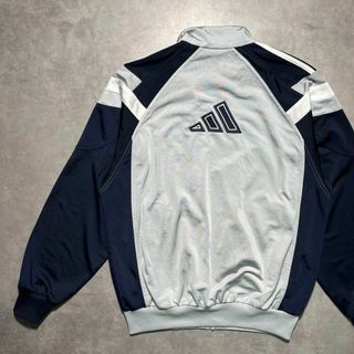 adidas - 【adidas】アディダス　ネイビーシルバートラックジャケット　ジャージ