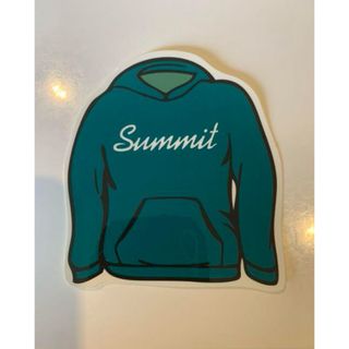 summit ステッカー パーカー グリーン(その他)