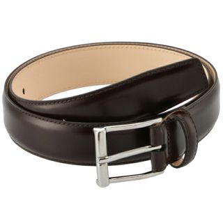 クロケットアンドジョーンズ(Crockett&Jones)のクロケット&ジョーンズ CROCKETT&JONES ベルト メンズ SILVER BUCKLE/32MM レザーベルト  8500SB02 0001 0004(ベルト)