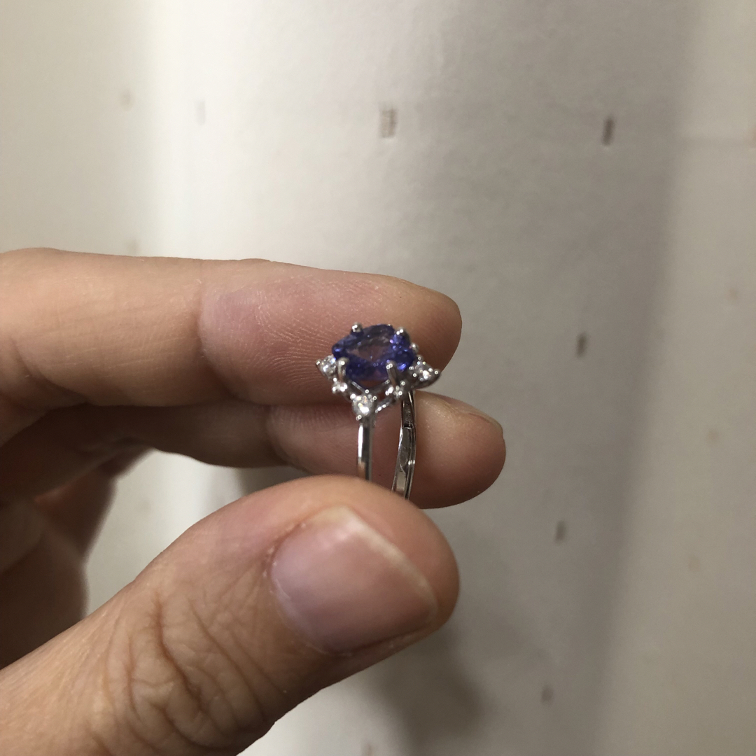 タンザナイト　指輪　リング　天然石　パワーストーン レディースのアクセサリー(リング(指輪))の商品写真