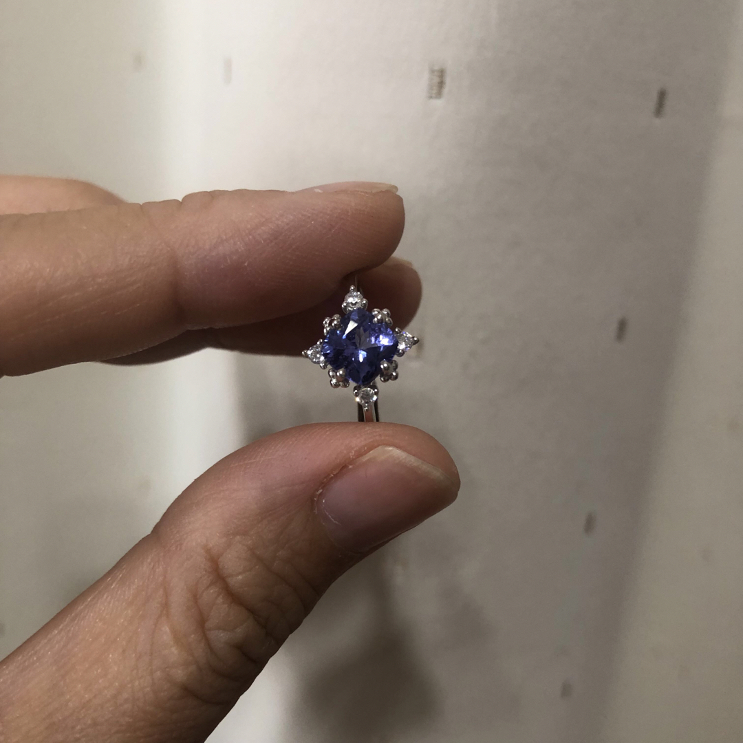 タンザナイト　指輪　リング　天然石　パワーストーン レディースのアクセサリー(リング(指輪))の商品写真