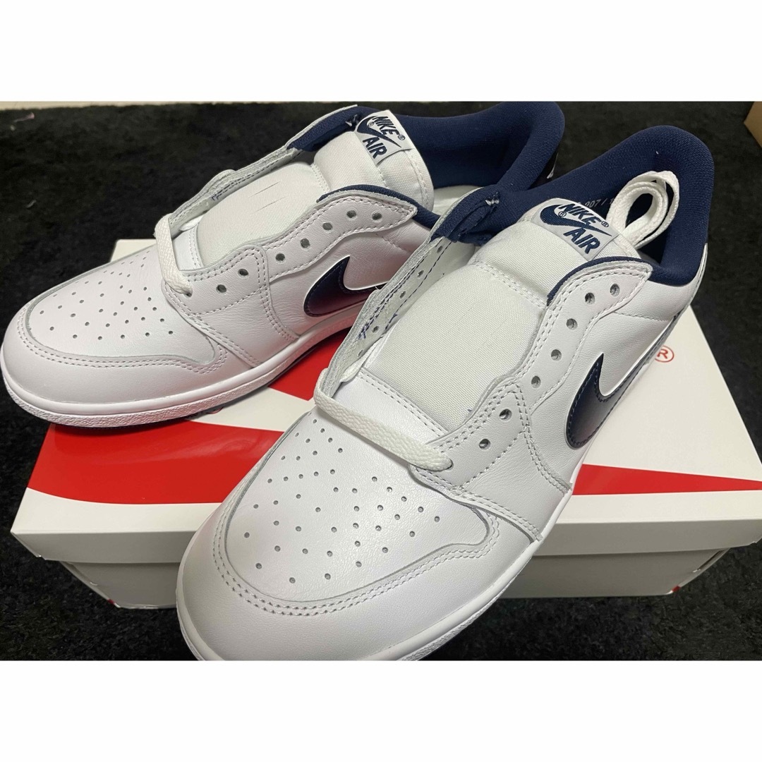 NIKE(ナイキ)の最安値！Nike Air Jordan 1 Low Metallic Blue メンズの靴/シューズ(スニーカー)の商品写真