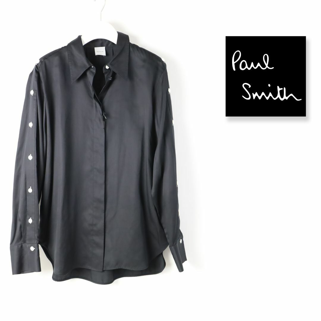 Paul Smith(ポールスミス)の074 新品 Paul Smith ポールスミス スリーブボタンシャツ 44L レディースのトップス(シャツ/ブラウス(長袖/七分))の商品写真