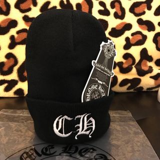 CHROME HEARTS クロムハーツ　 ビーニー　CHロゴ　ニット  男女