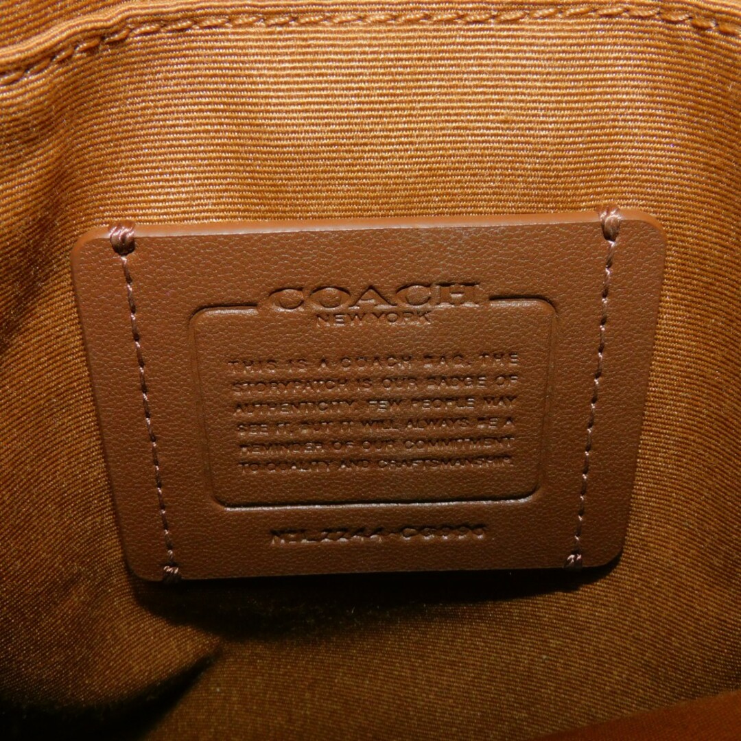 COACH(コーチ)のCOACH コーチ サリバン シグネチャー シャンブレー クロスボディ ネイビー ポシェット ロゴ エンボス デニム ショルダーバッグ CG996 メンズのバッグ(ショルダーバッグ)の商品写真