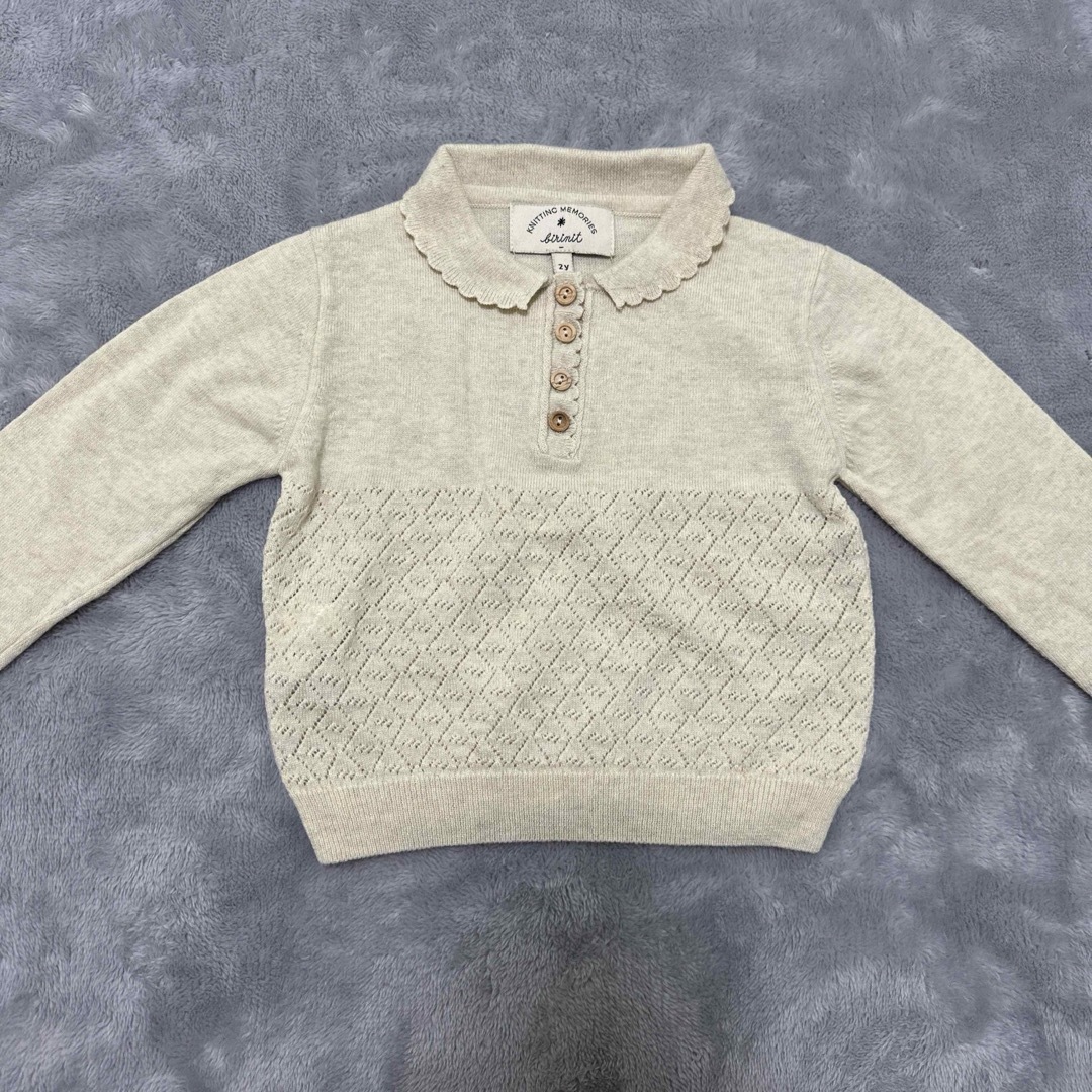 Caramel baby&child (キャラメルベビー&チャイルド)のbirinit petit モヘア　ニットセーター　2y キッズ/ベビー/マタニティのベビー服(~85cm)(ニット/セーター)の商品写真