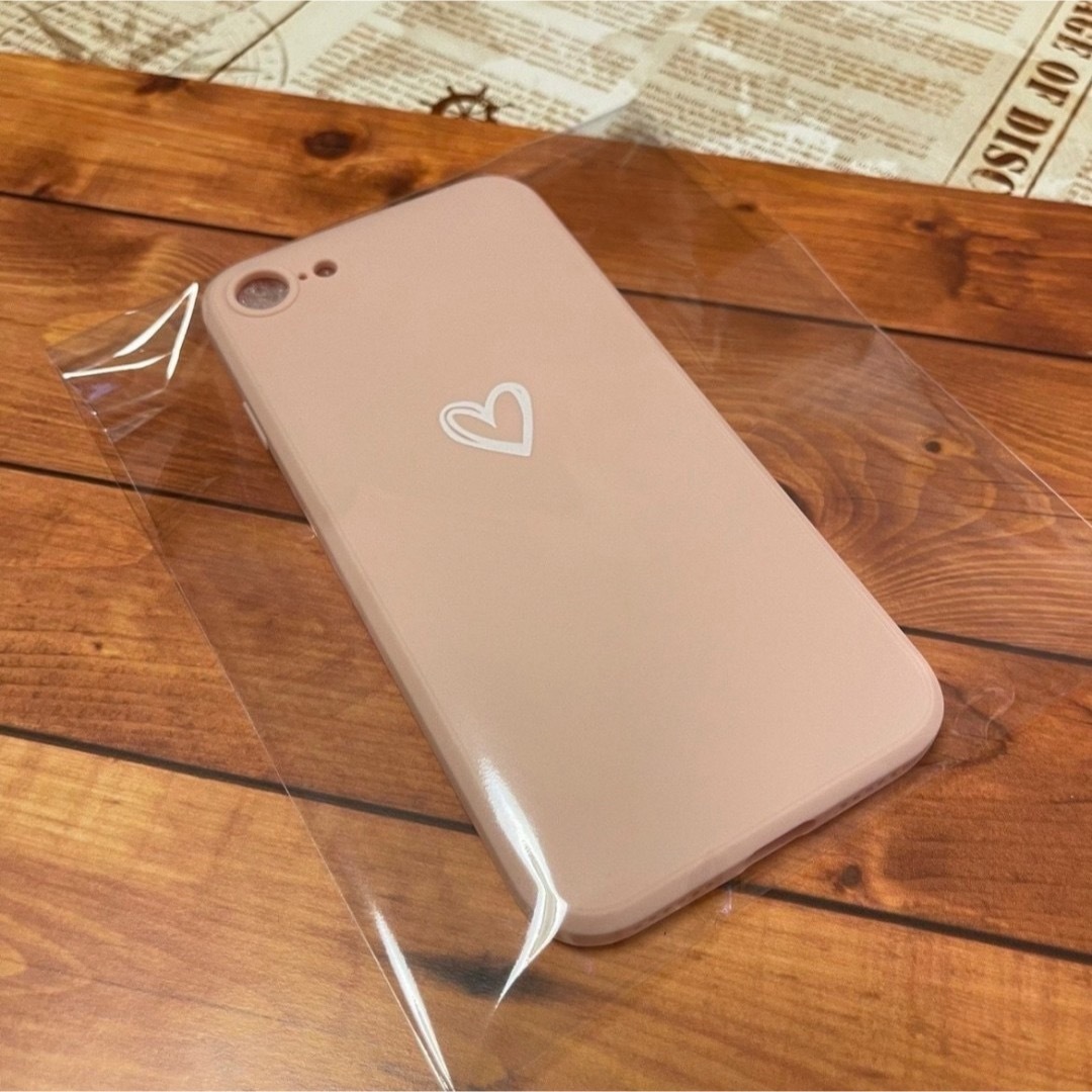 ♡iPhone7/8/SE♡ iPhoneケース 可愛い ハート ピンク スマホ/家電/カメラのスマホアクセサリー(モバイルケース/カバー)の商品写真