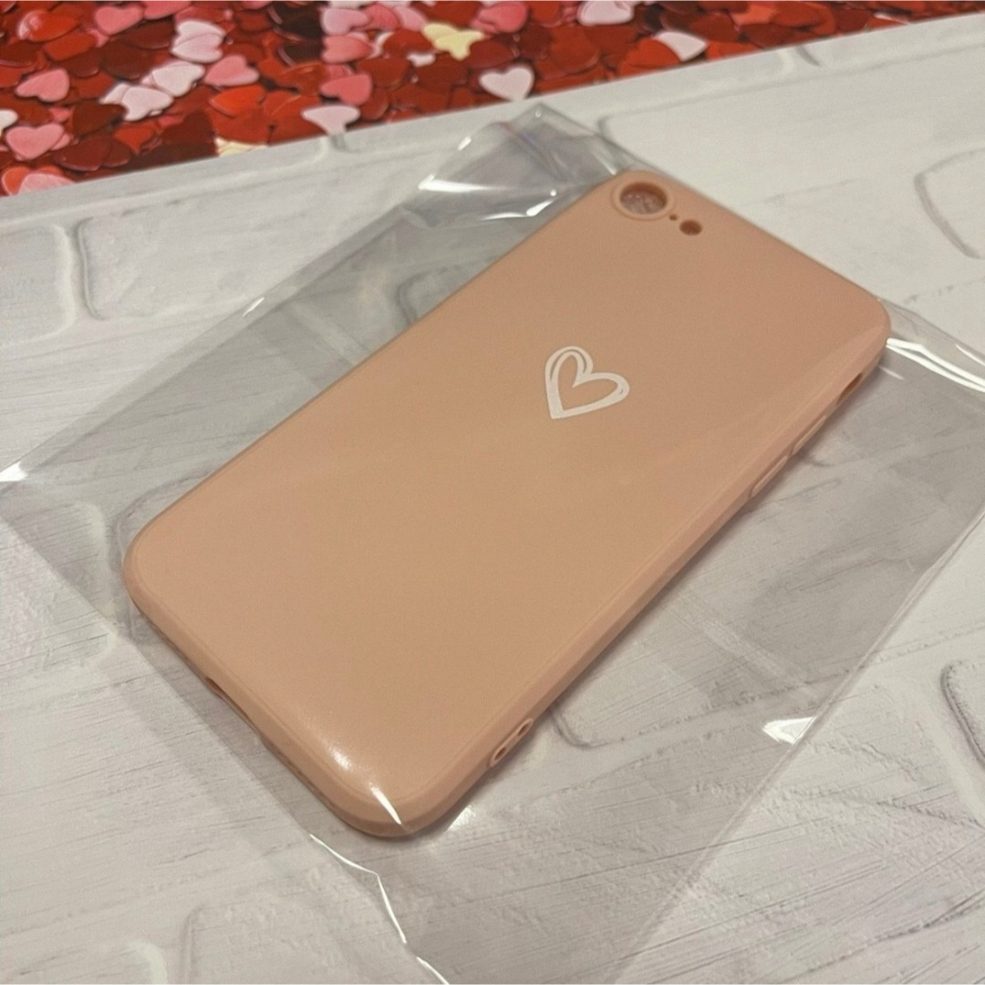 ♡iPhone7/8/SE♡ iPhoneケース 可愛い ハート ピンク スマホ/家電/カメラのスマホアクセサリー(モバイルケース/カバー)の商品写真