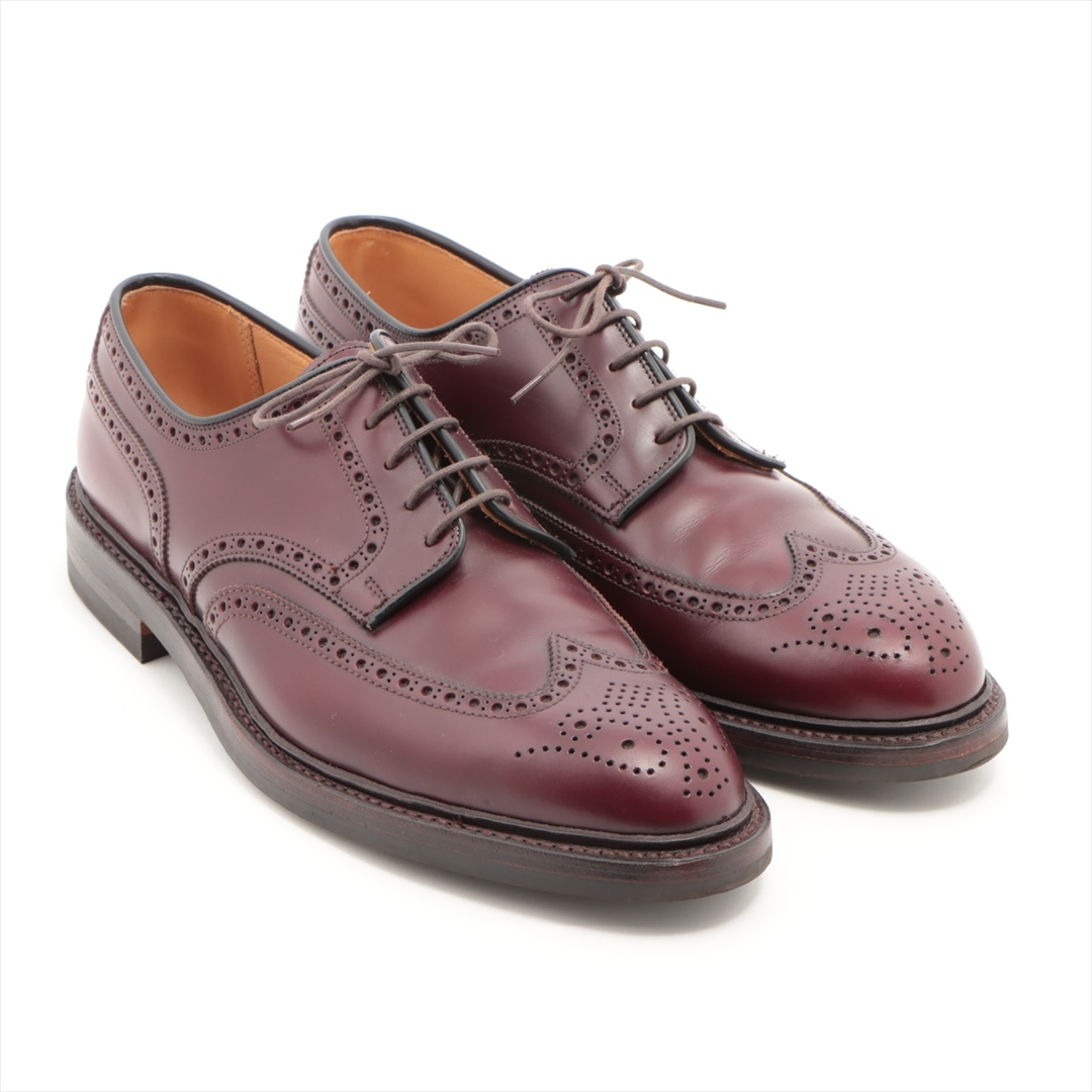 Crockett&Jones(クロケットアンドジョーンズ)の極美品 クロケット&ジョーンズ PEMBROKE ペンブローク レザー ダービー シューズ 8.5E 27cm 相当 ウィングチップ 靴 メンズ EEM T24-8 メンズの靴/シューズ(ドレス/ビジネス)の商品写真