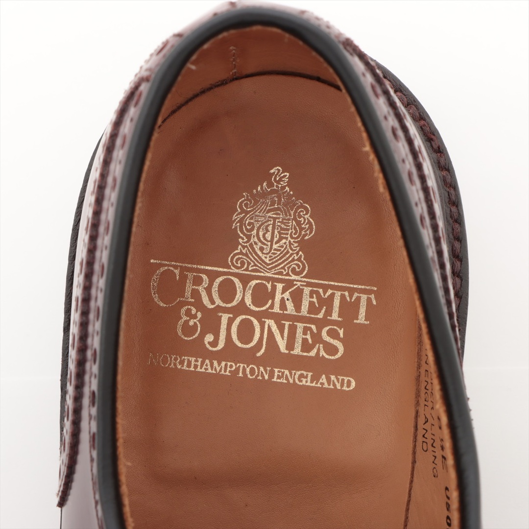 Crockett&Jones(クロケットアンドジョーンズ)の極美品 クロケット&ジョーンズ PEMBROKE ペンブローク レザー ダービー シューズ 8.5E 27cm 相当 ウィングチップ 靴 メンズ EEM T24-8 メンズの靴/シューズ(ドレス/ビジネス)の商品写真