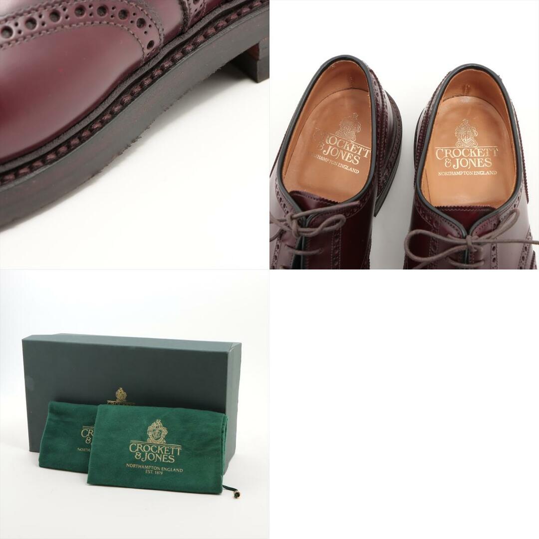 Crockett&Jones(クロケットアンドジョーンズ)の極美品 クロケット&ジョーンズ PEMBROKE ペンブローク レザー ダービー シューズ 8.5E 27cm 相当 ウィングチップ 靴 メンズ EEM T24-8 メンズの靴/シューズ(ドレス/ビジネス)の商品写真