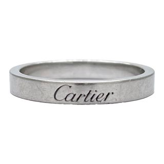 カルティエ(Cartier)のCARTIER リング・指輪 55/14.5号 Cドゥ カルティエ ウェディング エングレーブド ※イニシャル入り Pt950(リング(指輪))