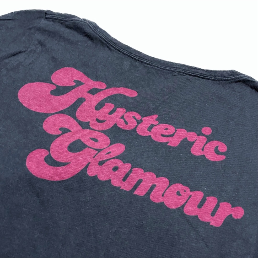 HYSTERIC GLAMOUR(ヒステリックグラマー)のHYSTERIC GLAMOUR  ヴィンテージ girl プリント カットソー レディースのトップス(カットソー(長袖/七分))の商品写真