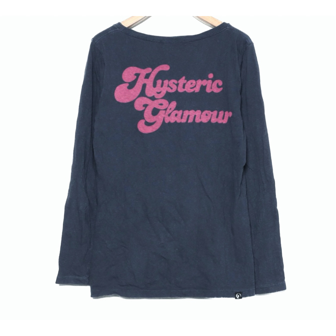 HYSTERIC GLAMOUR(ヒステリックグラマー)のHYSTERIC GLAMOUR  ヴィンテージ girl プリント カットソー レディースのトップス(カットソー(長袖/七分))の商品写真