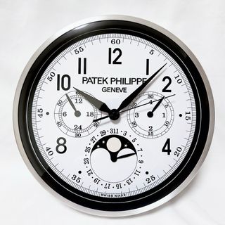 パテックフィリップ(PATEK PHILIPPE)の【非売品】パテック フィリップ 掛け時計 PATEK PHILIPPE ブラック(掛時計/柱時計)