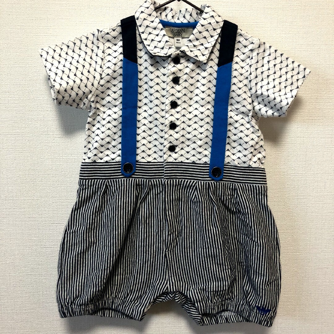 アルマーニベビー　ロンパース　9m68cm キッズ/ベビー/マタニティのベビー服(~85cm)(ロンパース)の商品写真