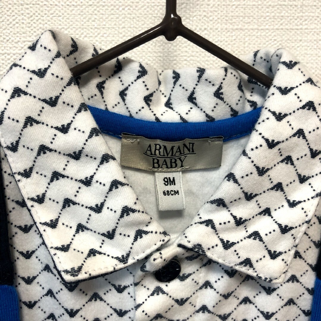 アルマーニベビー　ロンパース　9m68cm キッズ/ベビー/マタニティのベビー服(~85cm)(ロンパース)の商品写真