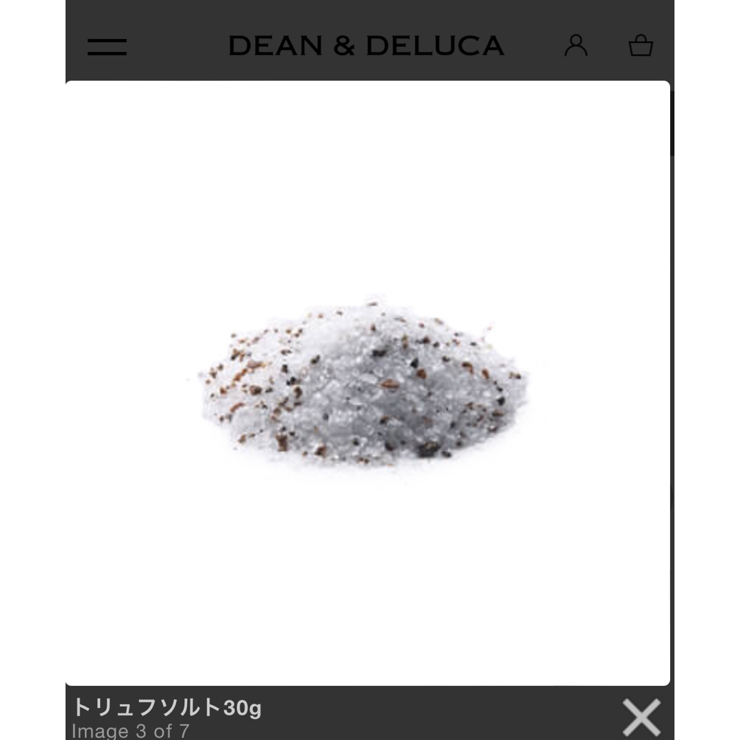 DEAN & DELUCA(ディーンアンドデルーカ)の【早い者勝ち！】新品・未開封　DEAN & DELUCA トリュフ塩 食品/飲料/酒の食品(調味料)の商品写真