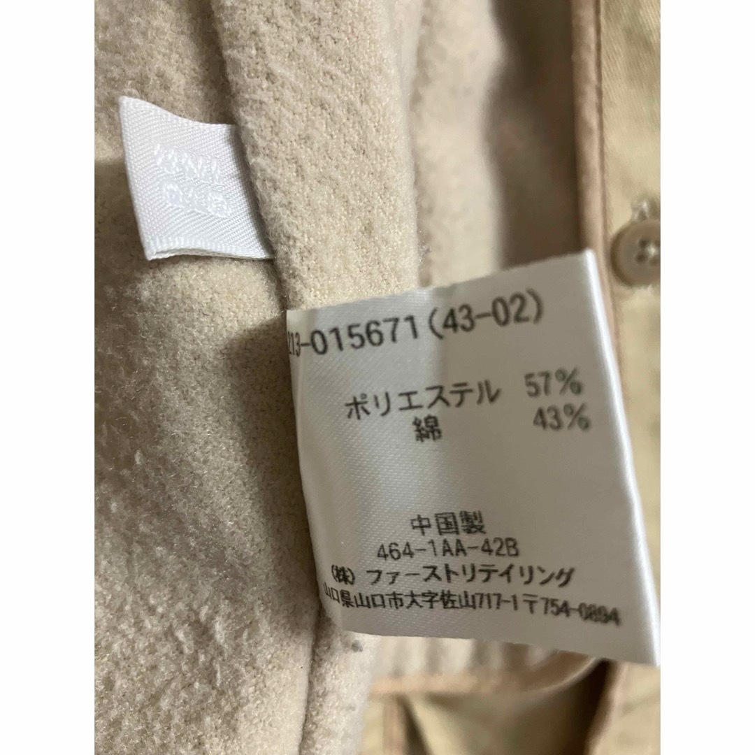 UNIQLO(ユニクロ)のユニクロ　レディース　ハーフトレンチコート　M レディースのジャケット/アウター(トレンチコート)の商品写真