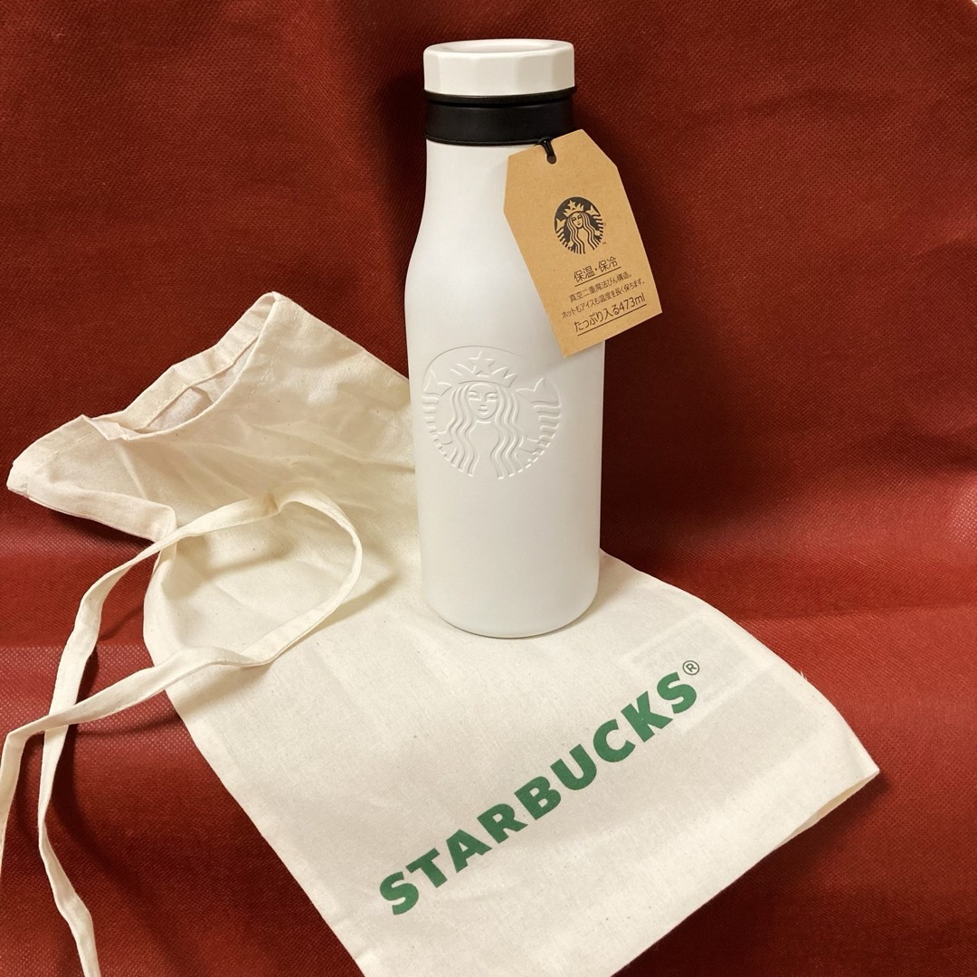 Starbucks Coffee(スターバックスコーヒー)の【新品未使用】スターバックス　ステンレス製携帯用まほうびん インテリア/住まい/日用品のキッチン/食器(タンブラー)の商品写真