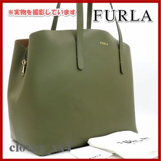 フルラ(Furla)の【極美品 2020年 A4】 フルラ トートバッグ グリーン パラダイス(トートバッグ)