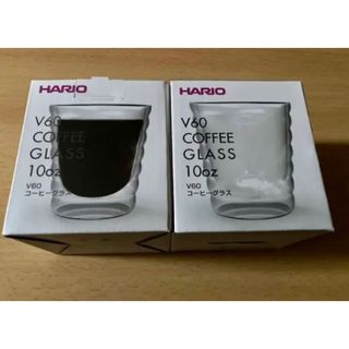 HARIO - HARIO ハリオ V60 コーヒー・グラス 10oz/300mL 2個