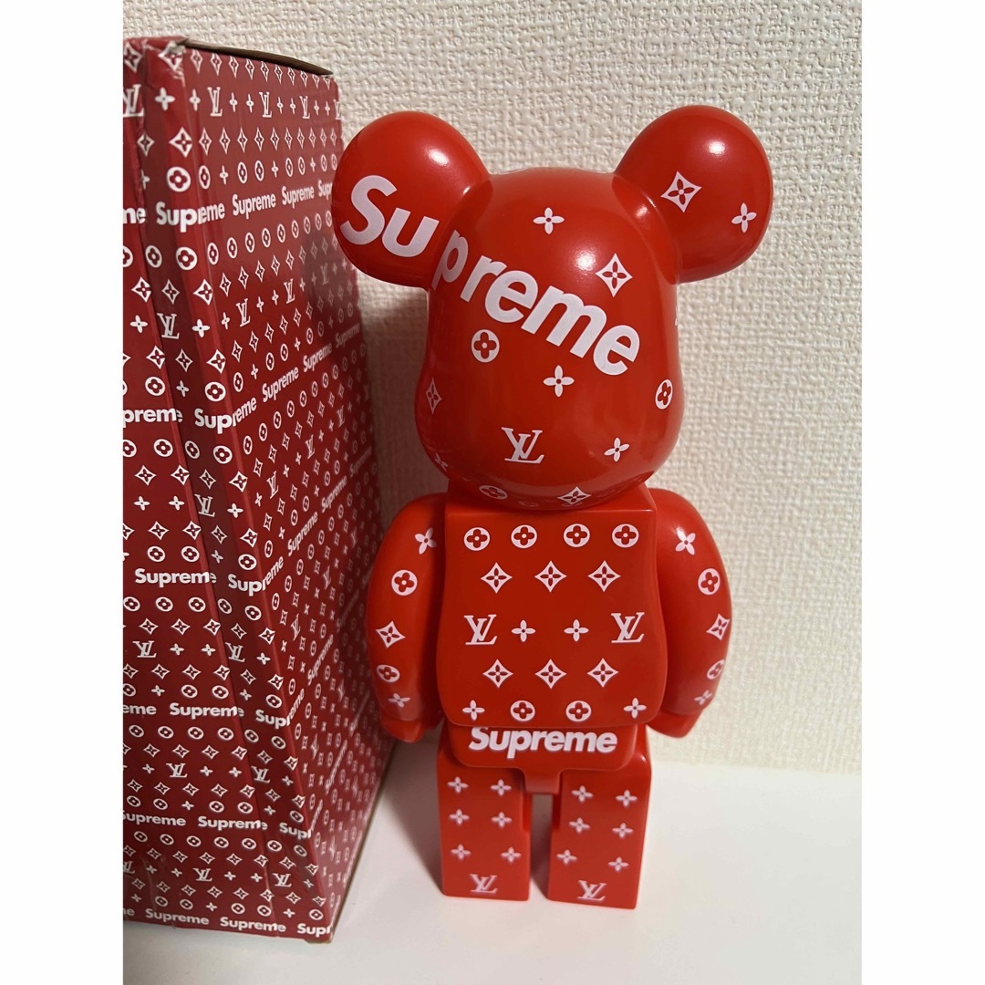 Supreme(シュプリーム)のシュプリーム  ヴィトン　ベアブリック BE@RBRICK 400％ エンタメ/ホビーのフィギュア(特撮)の商品写真