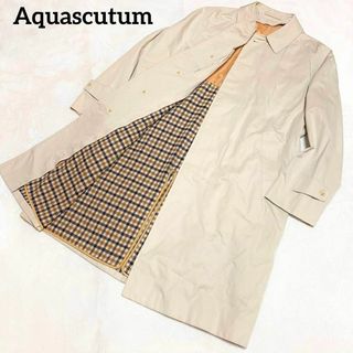 アクアスキュータム(AQUA SCUTUM)のアクアスキュータム　ステンカラーコート　ベージュ　XL相当　ライナー付き(ステンカラーコート)