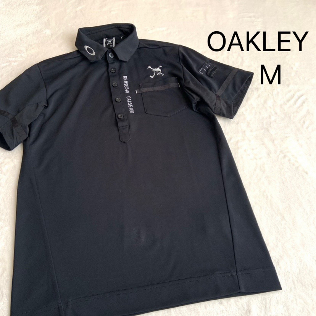 Oakley(オークリー)のオークリー★ゴルフウェア★ブラック★M スポーツ/アウトドアのゴルフ(ウエア)の商品写真