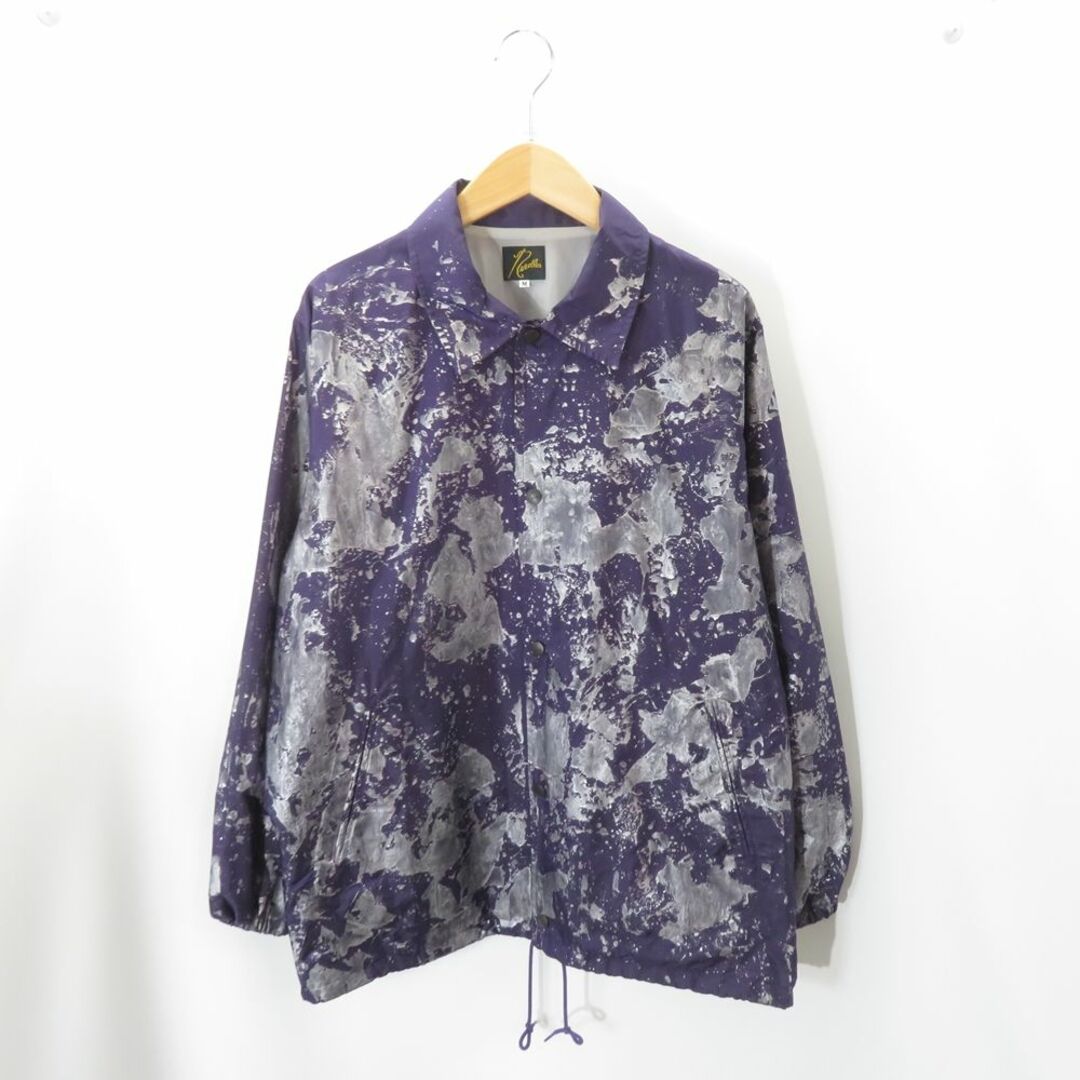 Needles(ニードルス)のNEEDLES 20ss COACH JACKET PURPLE POLY TAFFETA REFLECTIVE PAINT  メンズのジャケット/アウター(ナイロンジャケット)の商品写真