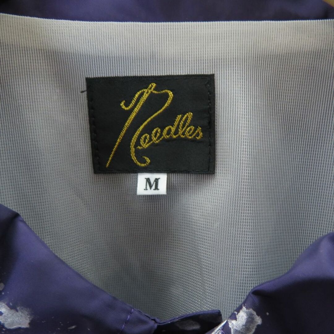 Needles(ニードルス)のNEEDLES 20ss COACH JACKET PURPLE POLY TAFFETA REFLECTIVE PAINT  メンズのジャケット/アウター(ナイロンジャケット)の商品写真