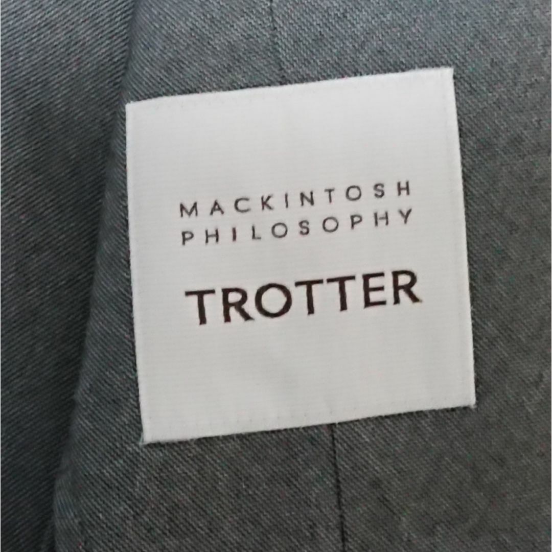 MACKINTOSH PHILOSOPHY(マッキントッシュフィロソフィー)のマッキントッシュフィロソフィー トロッタースーツ 無地 灰色 L ポリエステル メンズのスーツ(セットアップ)の商品写真