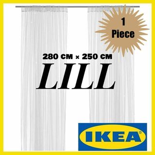 イケア(IKEA)の【最安値/12時間以内発送】1枚のみ IKEA レースカーテン LILL リル(レースカーテン)