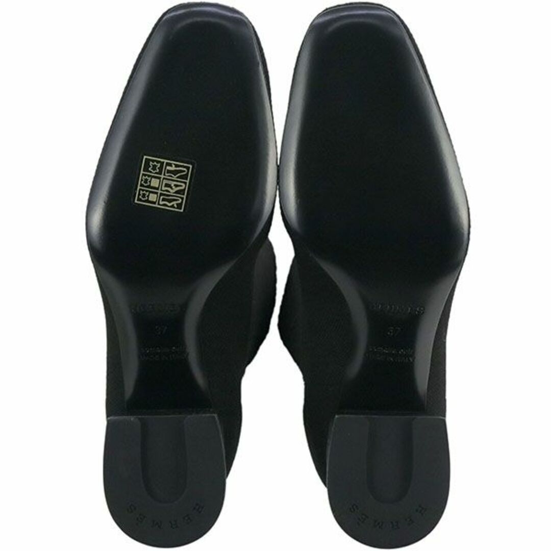 Hermes(エルメス)のエルメス ロングブーツ フォンティーヌ 60 37サイズ 24cm ブーツ シューズ 靴 レディース ブラック エクスリブリス 新品 5314 レディースの靴/シューズ(ブーツ)の商品写真