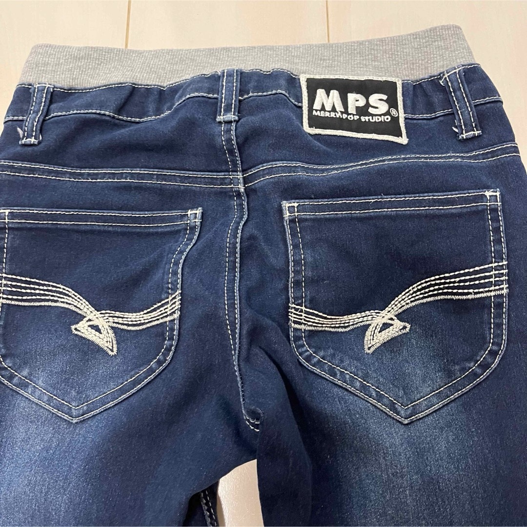 MPS(エムピーエス)のMPS 140cm デニム パンツ  長ズボン キッズ/ベビー/マタニティのキッズ服男の子用(90cm~)(パンツ/スパッツ)の商品写真