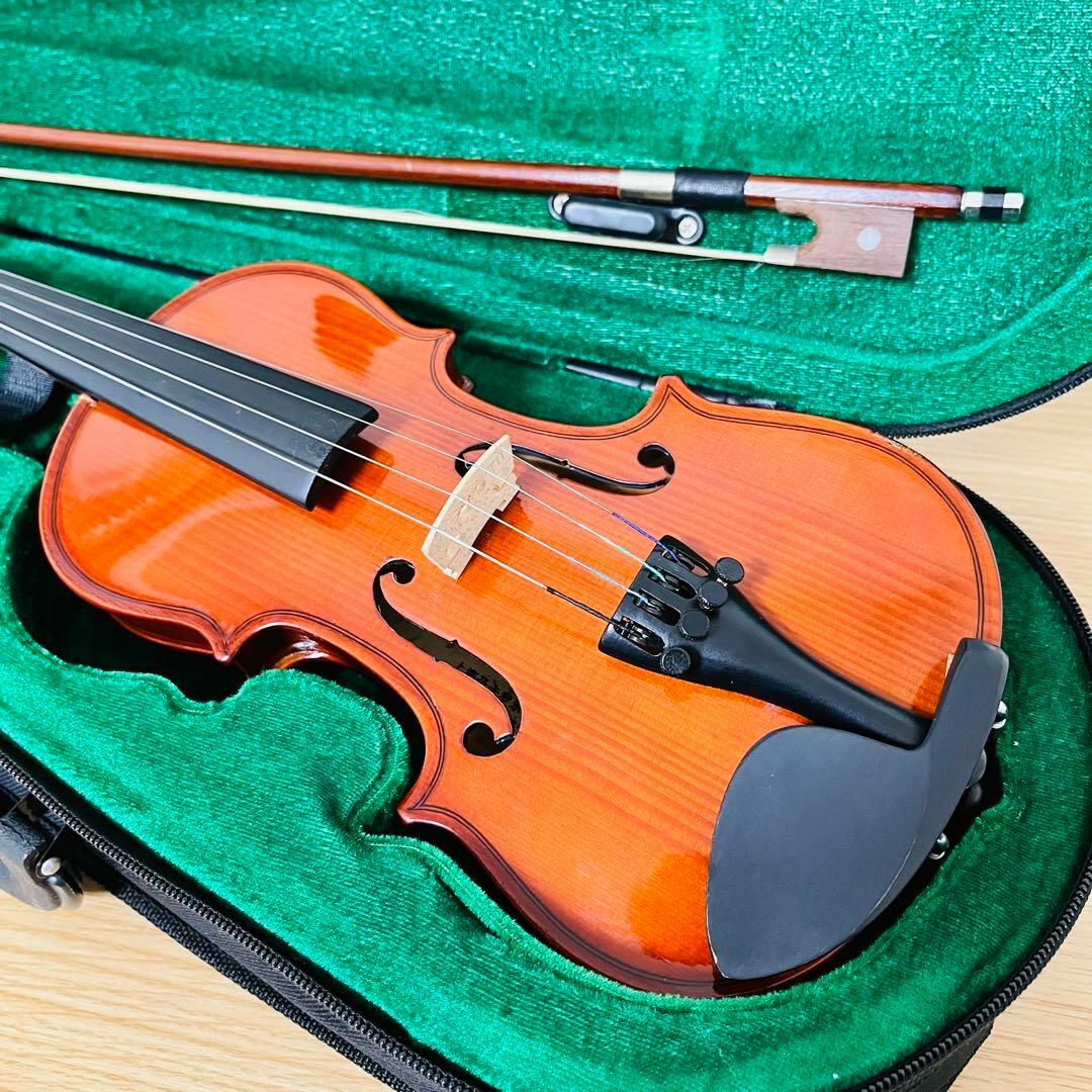 入門用　San Carlo バイオリン　SC-100VE 1/8 ケース付き 楽器の弦楽器(ヴァイオリン)の商品写真