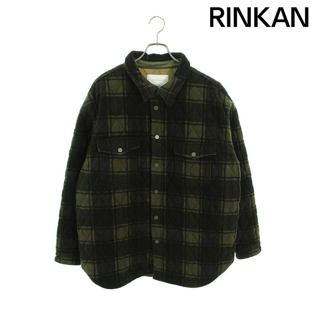 LADY MADE(レディメイド)のレディメイド  BLANKET CHECK SHIRT RE-WO-KH-00-00-117 キルティングブランケットシャツブルゾン メンズ 2 メンズのジャケット/アウター(ブルゾン)の商品写真