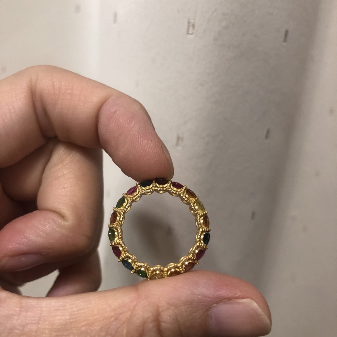 トルマリン　指輪　リング　天然石　パワーストーン レディースのアクセサリー(リング(指輪))の商品写真