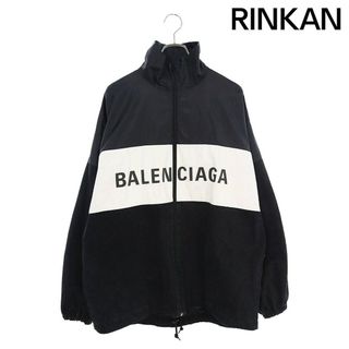 バレンシアガ(Balenciaga)のバレンシアガ  529213 TBQ03 ロゴプリントデニム切り替えポプリンシャツブルゾン メンズ 36(ブルゾン)