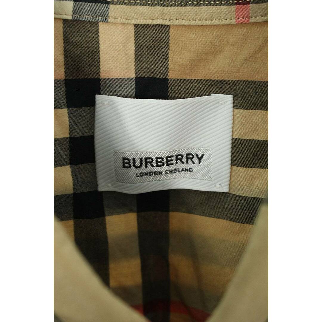 BURBERRY(バーバリー)のバーバリー  8029878 アームロゴプリント ノヴァチェック長袖シャツ メンズ S メンズのトップス(シャツ)の商品写真