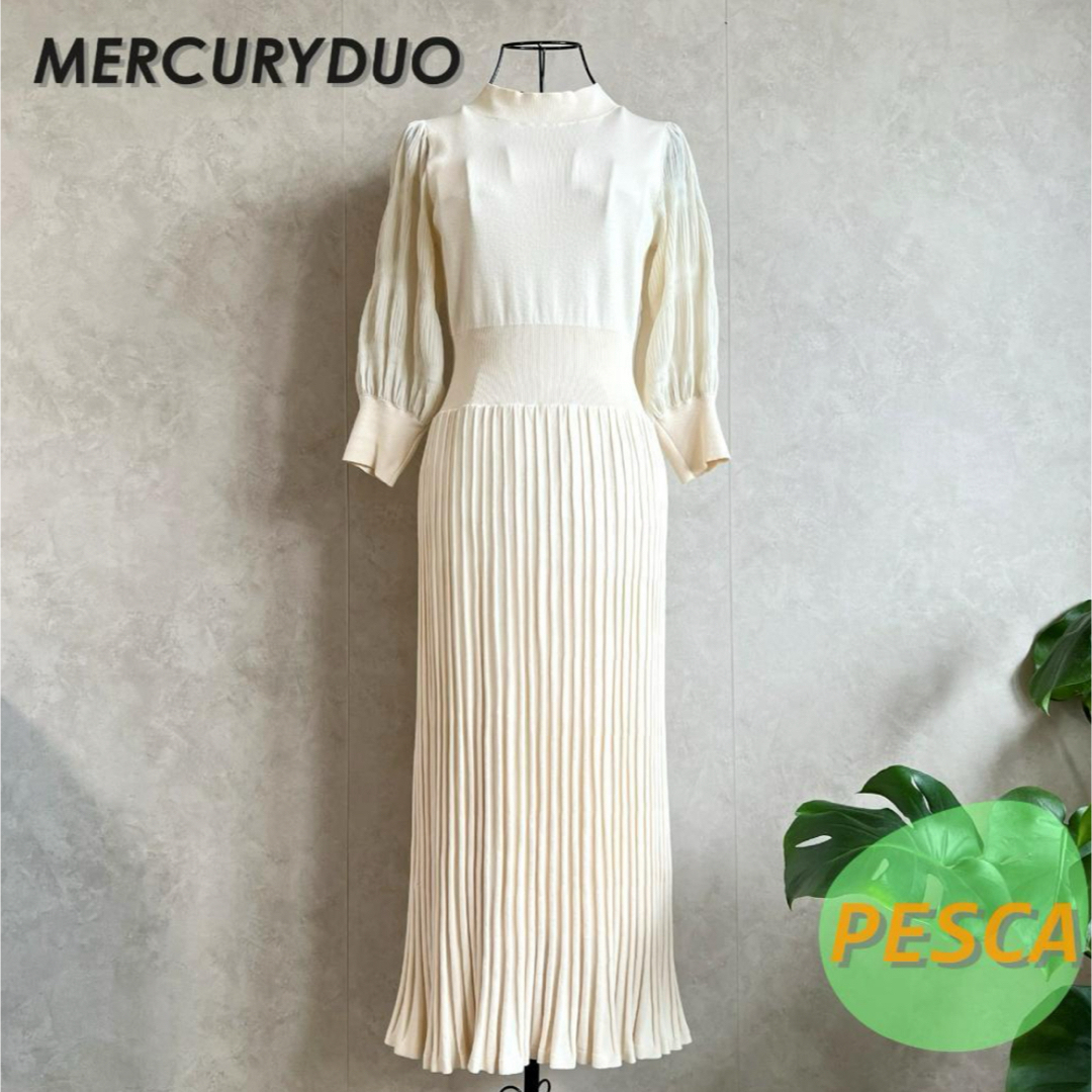 MERCURYDUO(マーキュリーデュオ)の【美品】マーキュリーデュオ　ロングワンピース レディースのワンピース(ロングワンピース/マキシワンピース)の商品写真