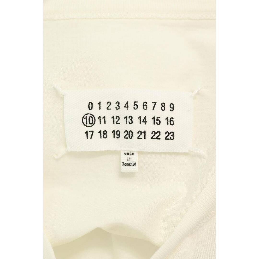 Maison Martin Margiela(マルタンマルジェラ)のマルタンマルジェラ1  22SS  S30GC0701 ディストーテッドロゴ刺繍Tシャツ メンズ 48 メンズのトップス(Tシャツ/カットソー(半袖/袖なし))の商品写真