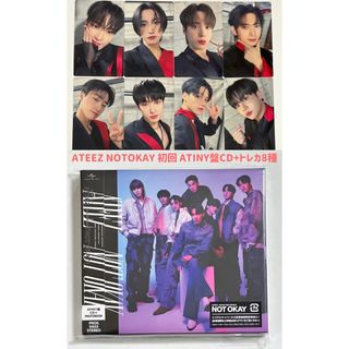 エイティーズ(ATEEZ)のATEEZ NOT OKAY ATINY盤 FC限定 CD トレカ 8種 コンプ(K-POP/アジア)