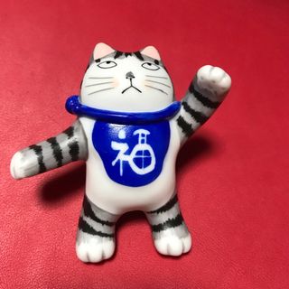 セトラー(SETTLER)のやんちゃ猫招き猫新品(置物)