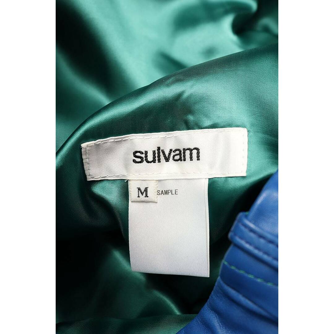 sulvam(サルバム)のサルバム  SJ-P11-900 ビジュー装飾レザーハーフパンツ メンズ M メンズのパンツ(ショートパンツ)の商品写真