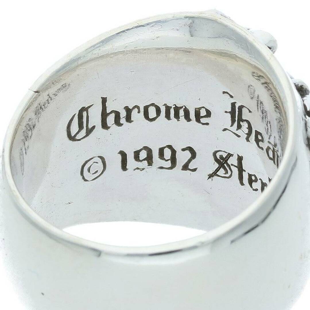 Chrome Hearts(クロムハーツ)のクロムハーツ  KEEPER P DMND キーパー PAVEダイヤ/シルバーリング メンズ 18号 メンズのアクセサリー(リング(指輪))の商品写真