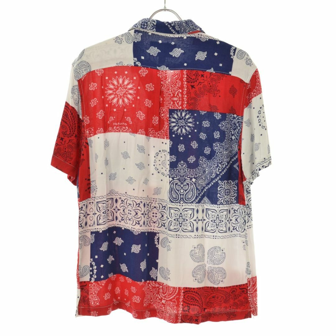 AMERICAN RAG CIE(アメリカンラグシー)の【AMERICANRAGCIE】パッチワークペイズリープリント半袖シャツ メンズのトップス(シャツ)の商品写真