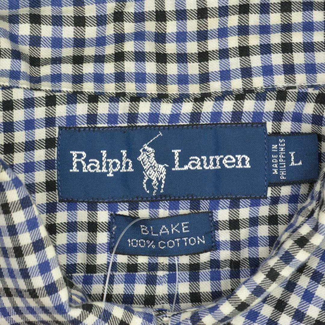 Ralph Lauren(ラルフローレン)の【RALPHLAUREN】BLAKE チェック柄ボタンダウン半袖シャツ メンズのトップス(シャツ)の商品写真
